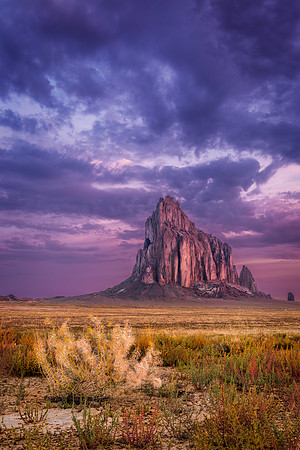Sunrise on Shiprock