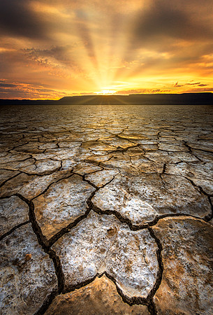 Sunrise on the playa