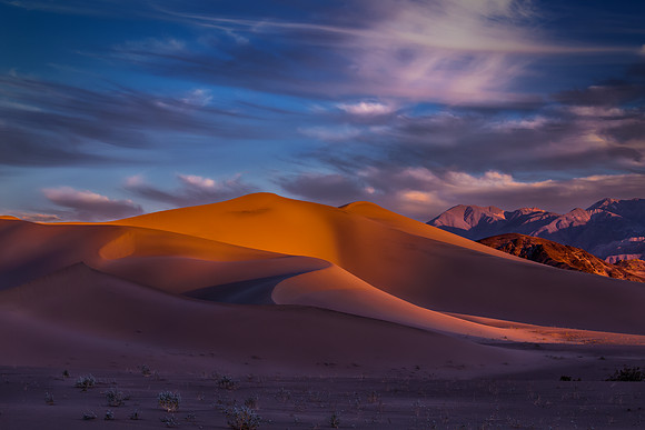 Ibex Dunes at sunset