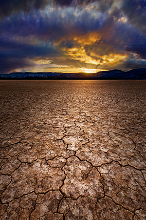 Sunset in Alvord Desert