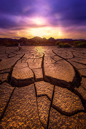 Sunrise on the mud flats