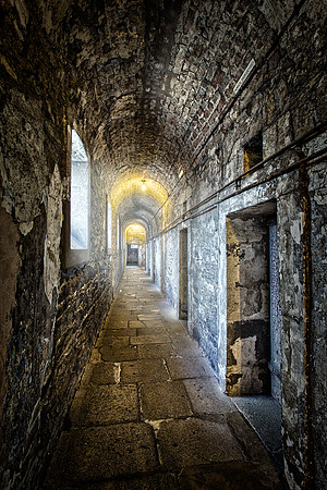Halls of Kilmainham Gaol Prison, Dublin Ireland